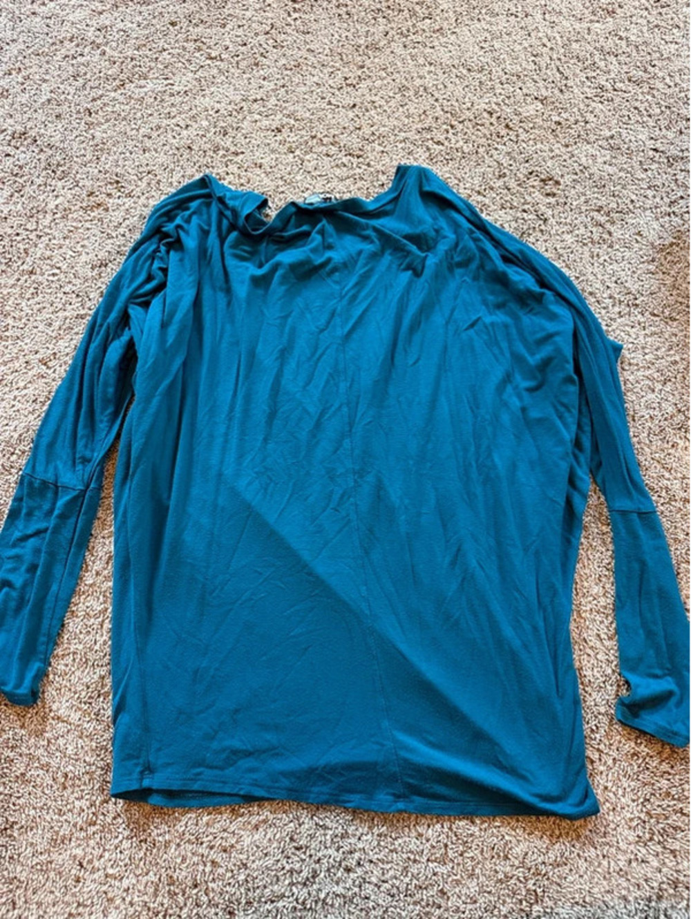 Moa USA Teal Blue Crewneck Top